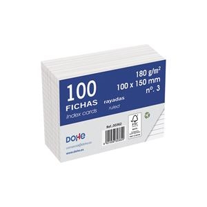 100 fichas Index Cards Rayadas | 8421938303629