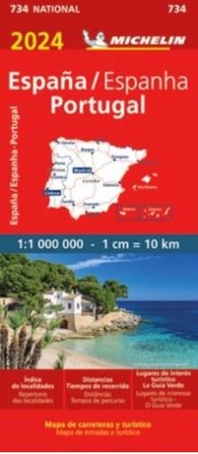 MAPA NATIONAL ESPA¥A, PORTUGAL 11734 | 9782067262645 | AA.VV.