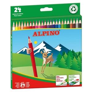 LAPIZ ALPINO 658 24 COLORES SURTIDOS | 8413240565130