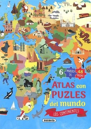 Atlas puzle del Mundo. Los continentes | 9788467797619 | Varios