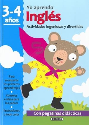 Inglés 3-4 años | 9788411964036 | Susaeta, Equipo