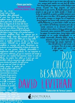 Dos chicos besándose | 9788494527753 | Levithan, David