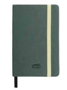 CUADERNO NOTAS GALGO A6 80H 100G CUADRICULA 5X5 VERDE OSCUR | 8413623627684