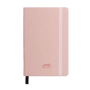 CUADERNO NOTAS GALGO A6 80H 100G RAYADO ROSA | 8413623627653