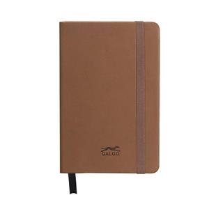 CUADERNO NOTAS GALGO A6 80H 100G RAYADO MARRON | 8413623627639