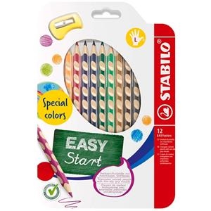 LAPIZ STABILO EASYCOLORS DIESTROS 12 COLORES | 4006381606035