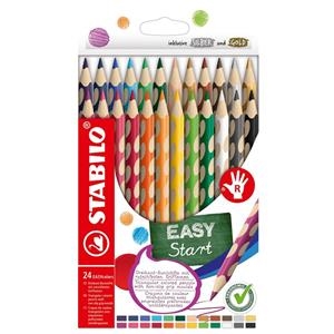 LAPIZ STABILO EASYCOLORS DIESTROS 24 COLORES | 4006381606042