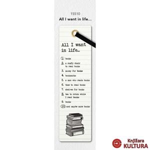 MARCAPAGINAS ALL I WANT IN LIFE | 5035393155100