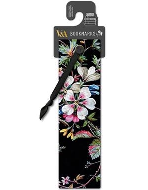 MARCAPAGINAS POLIPIEL BLACK FLORAL | 5035393157029