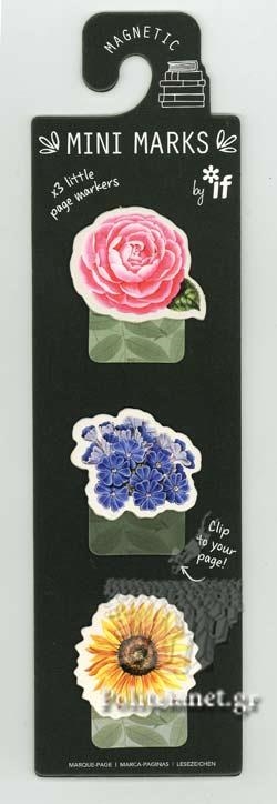MINI MARCAPAGINAS MAGNETICO FLORES | 5035393159092