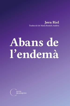 Abans de l'endemà | 9788412765540 | Jørn Riel