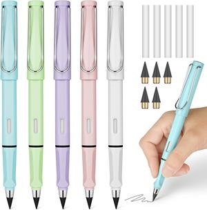 BOTE PVC 30 LAPICES INFINITOS 6 COLORES PASTEL | 8431234188073