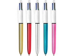 BOLIGRAFO BIC 4C SHINE COLORES SURTIDOS | 38123404137