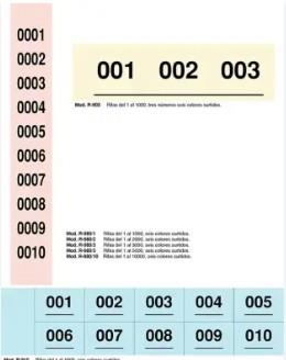 TALONARIO RIFA SENCILLA 1-1000 R-980/1 10 NUMEROS | 8422742980013