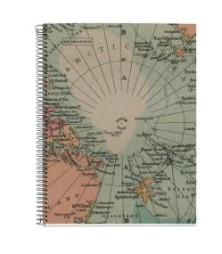 CUADERNO RECICLADO A5 CUADRO 5MM 80H ECOMAPS MR | 8422593061060