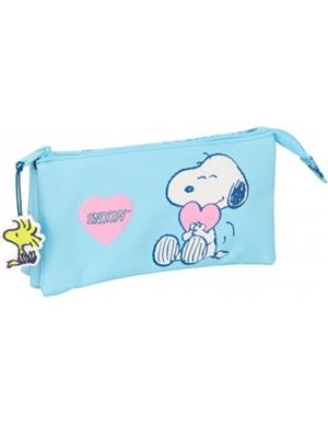 PORTATODO TRIPLE SNOOPY LOVE | 8412688588176