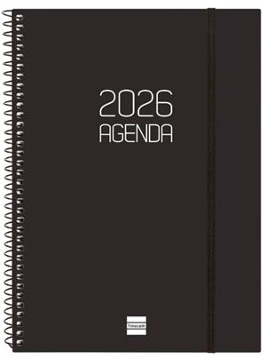 AGENDA ANUAL 2026 OPAQUE E10 SV NEGRO | 8422952408710