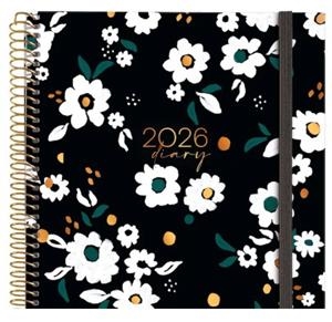 AGENDA ANUAL 2026 ESPIRAL PLUS S/V NOIR GARDEN | 8422593345320