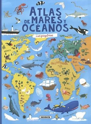 Atlas de mares y océanos con pegatinas | 9788410842540 | Talavera, Estelle