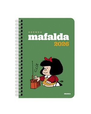 Mafalda 2026, Anillada Módulos Verde | 9786316693129 | Quino