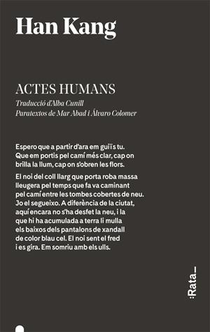 Actes humans | 9788416738359 | , Han Kang