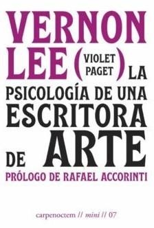 La psicología de una escritora de arte | 9788412615401 | Lee, Vernon