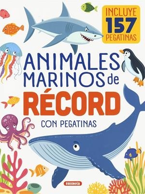 Animales marinos de récord con pegatinas | 9788410846159 | , Yomikoko