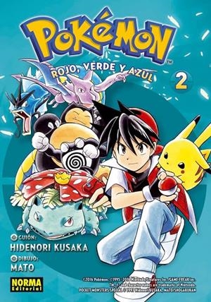 POKEMON 02. ROJO, VERDE Y AZUL 02 (NUEVO PVP) | 9788467964981 | , HIDENORI KUSAKA / , Mato