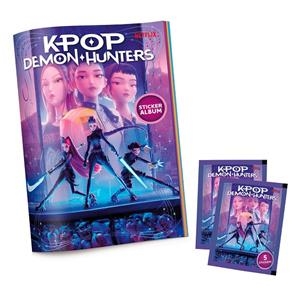 Álbum starter pack y 2 sobres Kpop Demon Hunters Bizak | 8056126060321