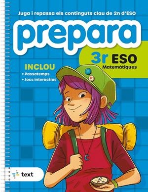 Prepara 3r ESO Matemàtiques | 9788441235847 | Díez Sardà, Lluís / Martorell i Sabaté, Eduard / JOAN MIQUEL I RIGUAL, JOAN MIQUEL I RIGUAL