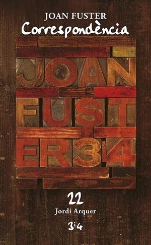 Correspondència 22: Jordi Arquer | 9788417469962 | Fuster, Joan