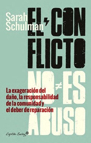 El conflicto no es abuso | 9791399230048 | Schulman, Sarah / del Valle Ríos, Diego