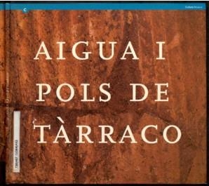 AIGUA I POLS DE TARRACO | 9788492165032 | SUNYER, MAGI
