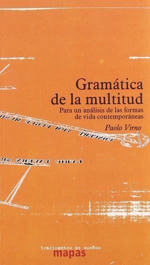 Gramática de la multitud | 9788493298265 | Virno, Paolo